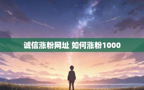 一块钱涨快手1000粉丝网站的简单介绍