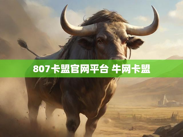 807卡盟官网平台 牛网卡盟