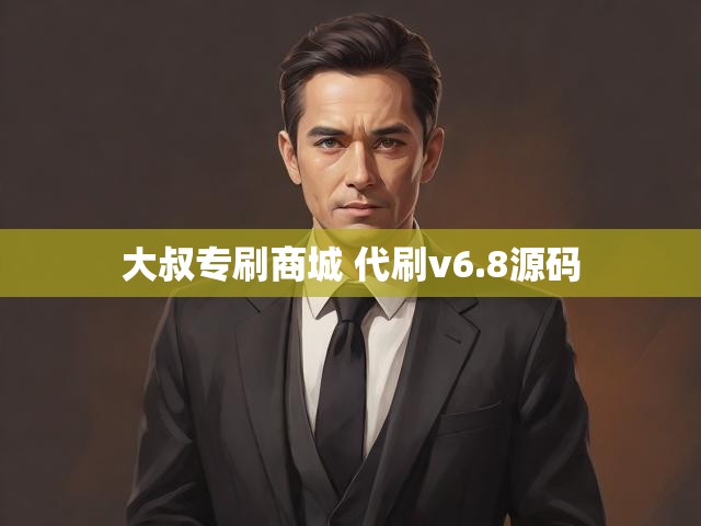 大叔专刷商城 代刷v6.8源码