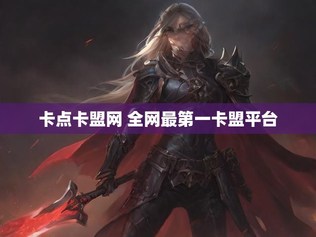 卡点卡盟网 全网最第一卡盟平台