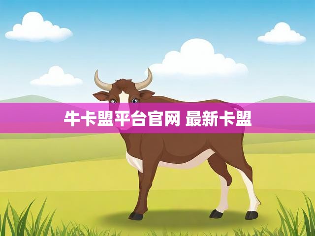 牛卡盟平台官网 最新卡盟