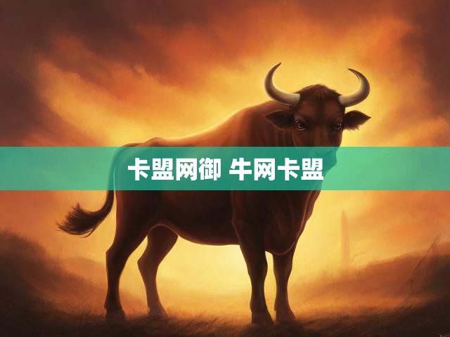 卡盟网御 牛网卡盟