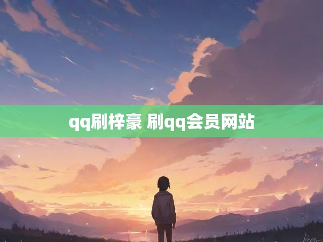 qq刷梓豪 刷qq会员网站