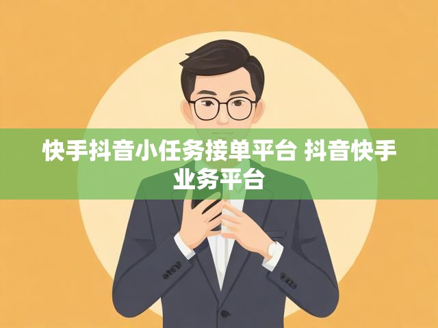 快手抖音小任务接单平台 抖音快手业务平台