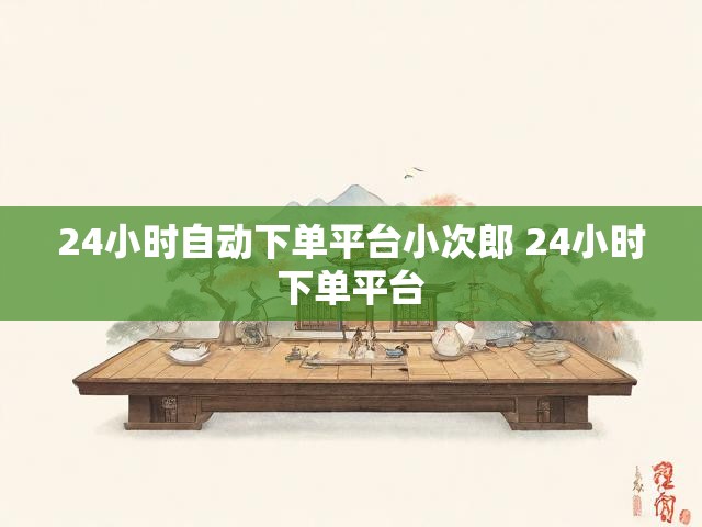 24小时自动下单平台小次郎 24小时下单平台