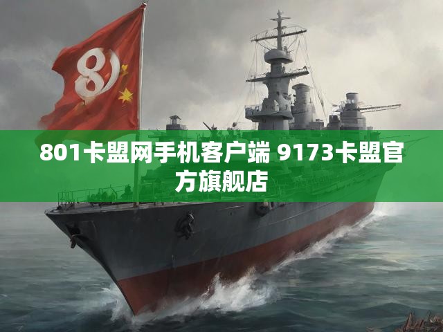 801卡盟网手机客户端 9173卡盟官方旗舰店