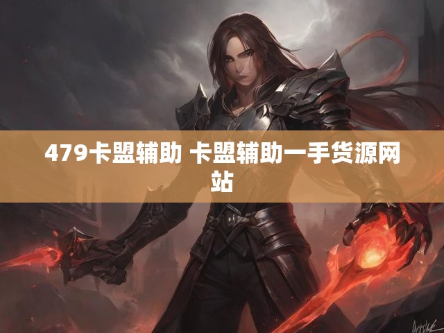 479卡盟辅助 卡盟辅助一手货源网站