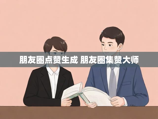 朋友圈点赞生成 朋友圈集赞大师
