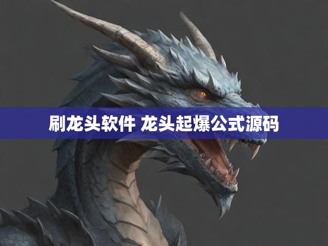 刷龙头软件 龙头起爆公式源码