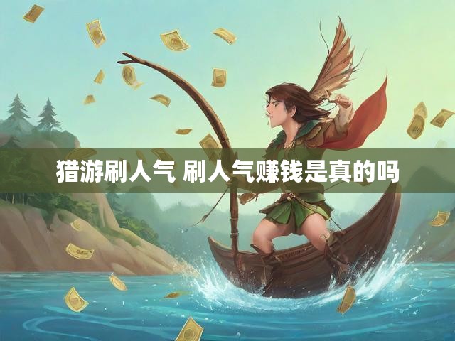 猎游刷人气 刷人气赚钱是真的吗