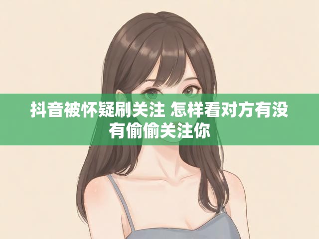 抖音被怀疑刷关注 怎样看对方有没有偷偷关注你