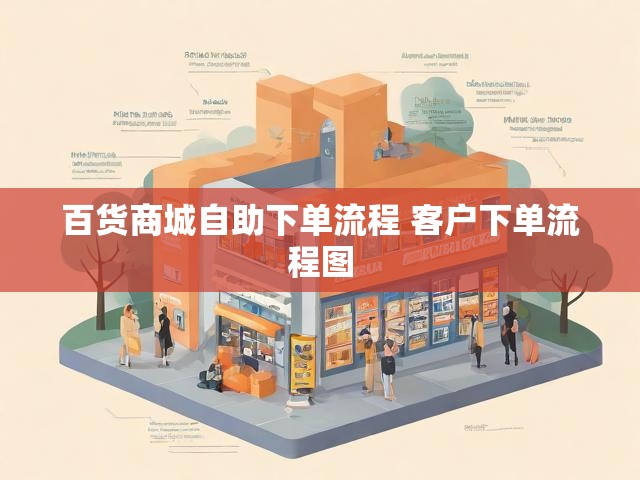 百货商城自助下单流程 客户下单流程图