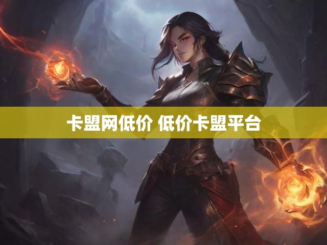 卡盟网低价 低价卡盟平台
