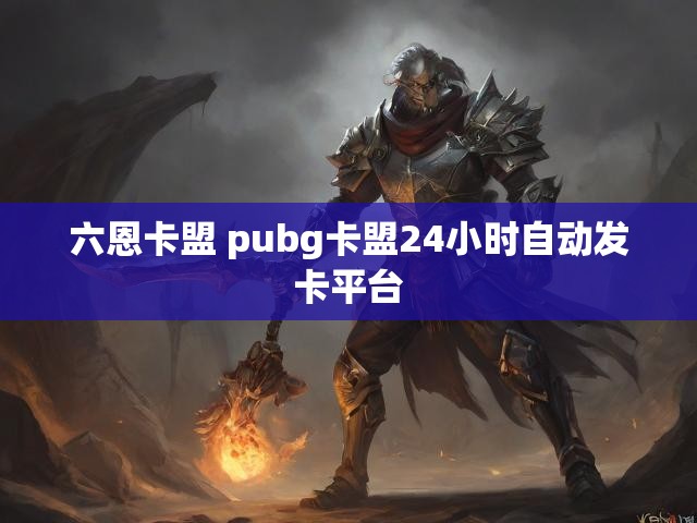 六恩卡盟 pubg卡盟24小时自动发卡平台